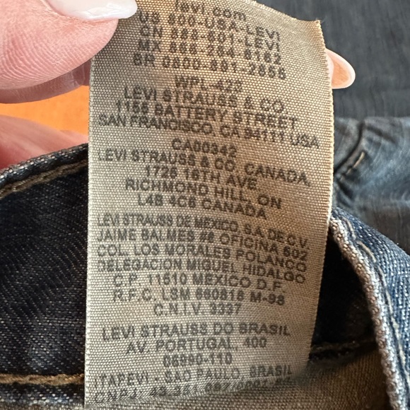 Vintage Levi’s 514 Straight Leg 26 x 26.5 (sz 12 Regular) - Picture 5 of 10